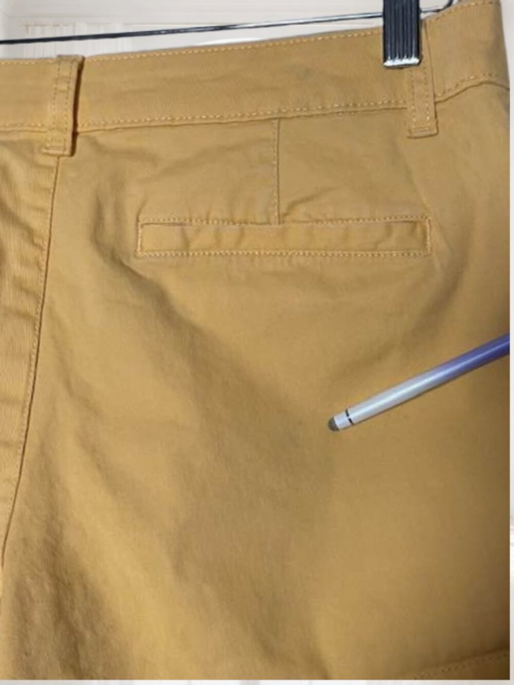 a.n.a. Orange Creamsicle Mid-Rise Shortie Shorts Stretch Size 6 Summer Pastel - Picture 7 of 11